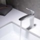 Chrome/Chrome+White/ORB Color Modern Basin Mixer Tap Bathroom Countertop Faucet