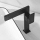 Chrome/Black Copper Fashion Single Handle Basin Sink Faucet Bathroom Faucet