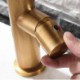 Bathroom Faucet with Basin Mixer in Antique Brass