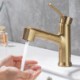 Single Lever Bathroom Faucet with Pull-Out Basin Mixer