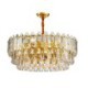 Decorative Chandelier Bedroom Living Room Modern Circular Glass Pendant Light