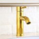 Modern Solid Brass Bathroom Sink Tap Elegant Gold Sink Faucet