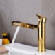 Modern Golden Sink Tap with Swivel Basin Faucet