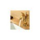 Bathroom Sink Faucet Centerset in Gold Swan (Ti-PVD Finish)