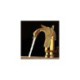 Bathroom Sink Faucet Centerset in Gold Swan (Ti-PVD Finish)