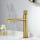 Brushed Gold/Black+Rose Gold/Black/Nickel Brushed Modern Brass Basin Faucet Countertop Tap Options