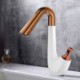 Optional Swan Brass Basin Faucet Single Lever Countertop Tap 4 Colors