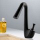 Optional Swan Brass Basin Faucet Single Lever Countertop Tap 4 Colors