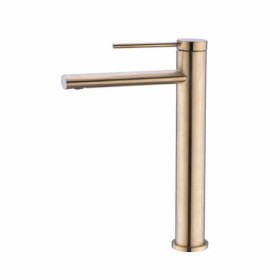 Modern Brass Basin Mixer Tap Countertop Tap Color Options: Brushed Gold/Black/Gun Grey (Tall)