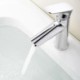 Countertop Faucet with Single Lever Basin Mixer Tap in Chrome Color