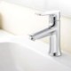 Countertop Faucet with Single Lever Basin Mixer Tap in Chrome Color