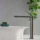 Modern Minimalist Countertop Faucet with Brass Single Lever (Tall)