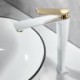 Bathroom Faucet Hot&Cold Brass Water Mixer Tap Modern Tall Basin Faucet