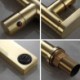 Brushed Gold Bathroom Basin Faucet with 360-Degree Rotation