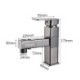 Fixed Basin Faucet 3 Modes Rotating Bathroom Basin Faucet For Gargle