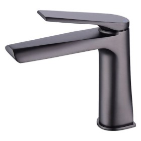 Grey Luxury Brass Bathroom Sink Faucet