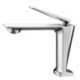 Chrome / Black / White / ORB / Gold / Rose Gold Optional Modern Brass Basin Faucet (short)