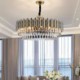 Decorative Chandelier Bedroom Living Room Modern Circular Glass Pendant Light