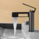 Modern Solid Brass 1-Hole Basin Mixer Tap with Single Handle