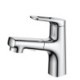 Pull-Out Countertop Faucet with Brass Basin Mixer Tap