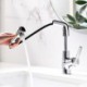 Chrome Finish Liftable Pull-Out Basin Mixer Tap Brass Countertop Faucet