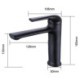 Single Lever Bathroom Faucet with Brass Basin Mixer