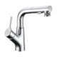 Pull-Out Liftable Chrome Basin Mixer Tap Bathroom Faucet