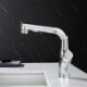 Pull-Out Liftable Chrome Basin Mixer Tap Bathroom Faucet