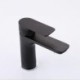 Black Spray Painting Sink Tap Modern Brass Sink Faucet