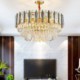 Living Room Dining Room Modern Simple Circular Chandelier Glass Pendant Light