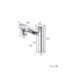 Modern Deck Mount Bathroom Sink Tap with Swivel Basin