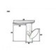 Waterfall Basin Faucet Contemporary Chrome Bathroom Sink Tap