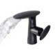 Waterfall Basin Faucet Contemporary Chrome Bathroom Sink Tap