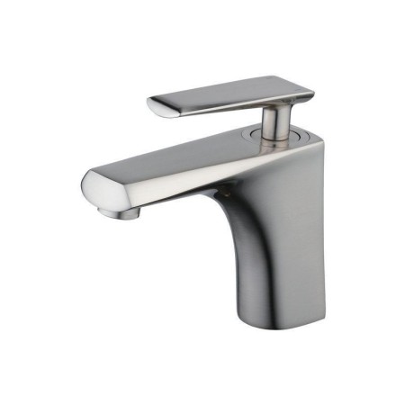 Bathroom Sink Faucet with Single Handle in Nickel