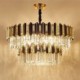 Living Room Dining Room Modern Simple Circular Chandelier Glass Pendant Light