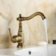 Single Hole Single Handle Antique Brushed Finish Brass Sink Faucet