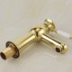 Single Hole Single Handle Gold Ti-PVD Bathroom Sink Faucet Modern Sink Tap