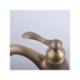 Antique Brass Centerset Single Handle Bathroom Sink Faucet