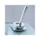 Single Bathroom Faucet with a Glass Waterfall Basin Mixer Tap and a Square Spout