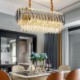 Living Room Dining Room Modern Minimalist Oval Chandelier Glass Pendant Light