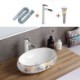Art Balcony Bathroom Basin Modern Oval Ceramic Wash Basin