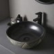 Industrial Style Balcony Bathroom Basin with Geometric Pattern