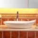 Ceramic Wash Basin Lavatory Countertop Basin with a Distinctive Shape