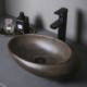 Oval Ceramic Wash Basin Vintage Style Home Counter Top Basin