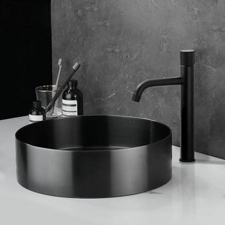 40cm Stainless Steel Round Bathroom Wash Basin