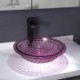 Round Glass Wash Basin Bathroom Countertop Sink Coloring