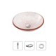 Bathroom Kids Countertop Basin 30cm Circular Tempered Glass Wash Basin