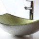 Tempered Glass Vessel Modern Fashion Sink (Faucet Not Included)