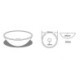 Tempered Glass Basin With/Without Tap Vessel Sink Retro Round Sink and Faucet Set