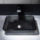 Rectangular Glass Lavatory Bath Sink